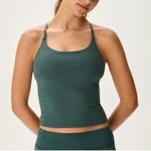 Outdoor Voices | Move Free Green Strappy Tank Top
